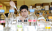 Dr. Chow Lee at Work in his Lab
