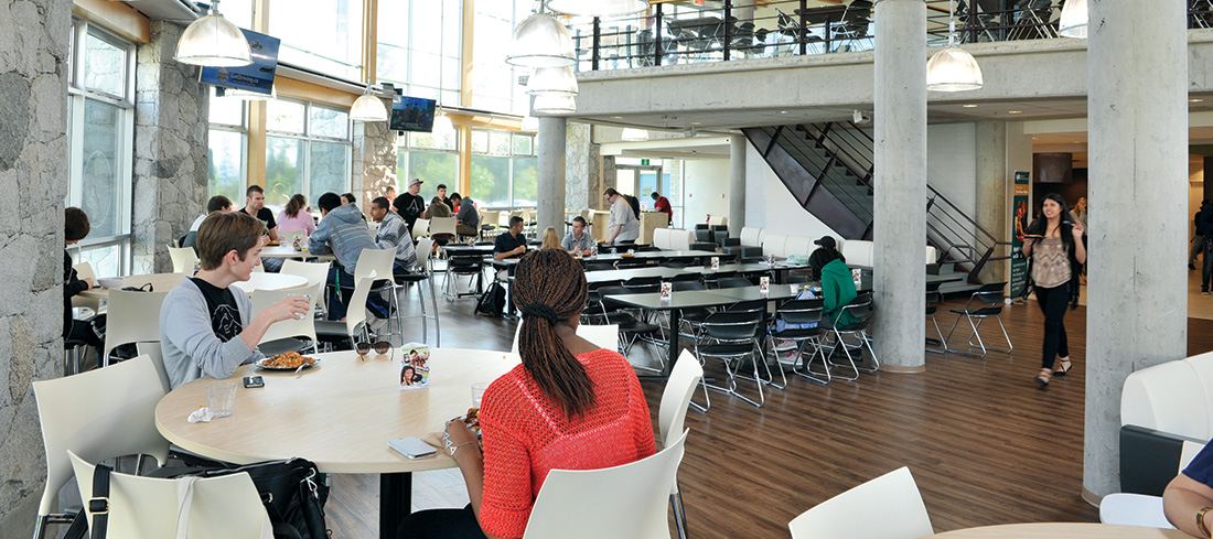 UNBC dining hall