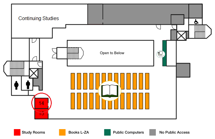 Study Room 14 Map