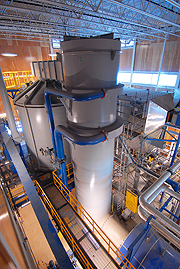 Biomass Gasification System Interior
