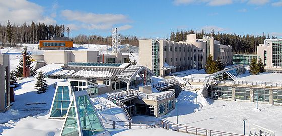 UNBC's Bioenergy Building on Campus