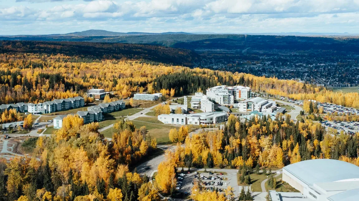 Campus Aerial View Fall