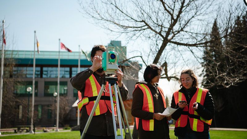 UNBC engineering students