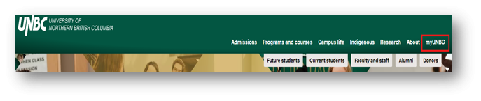 1. Log in to MyUNBC: Go to the MyUNBC login page and enter your username and password.
