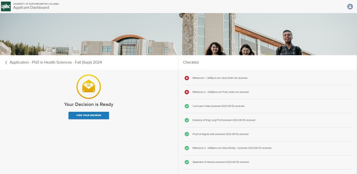 example of a dashboard checklist