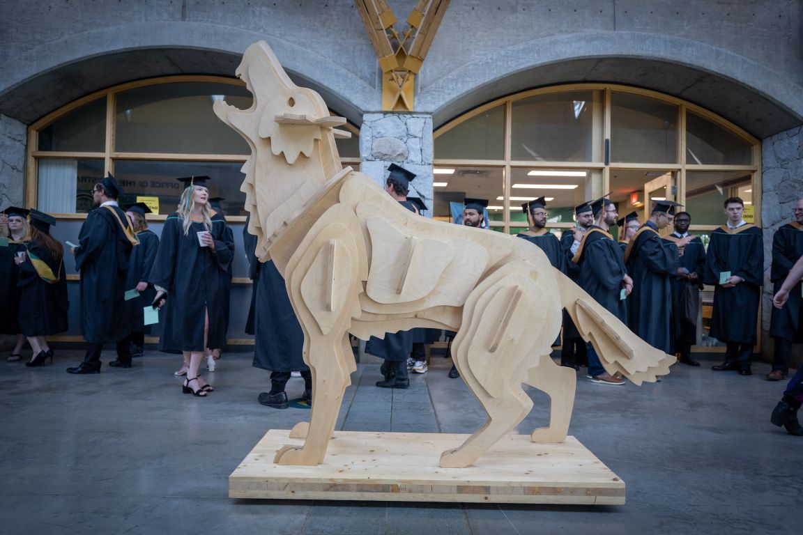 TImberwolf Statue