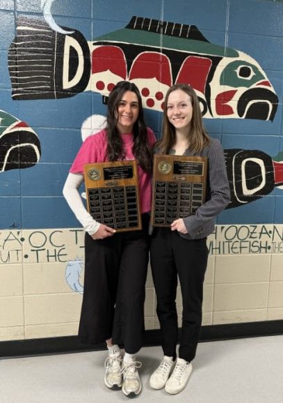 Ariel Gilbert (L) – Elementary Years; Emily Hobley-McKosker (R) – Secondary Years