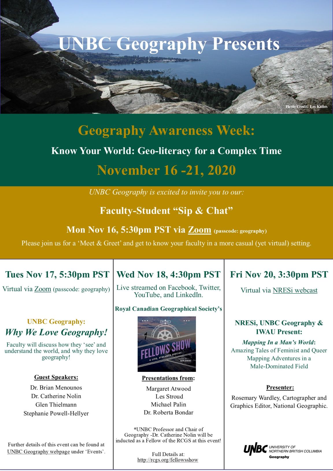 Geography Awareness Week 2020