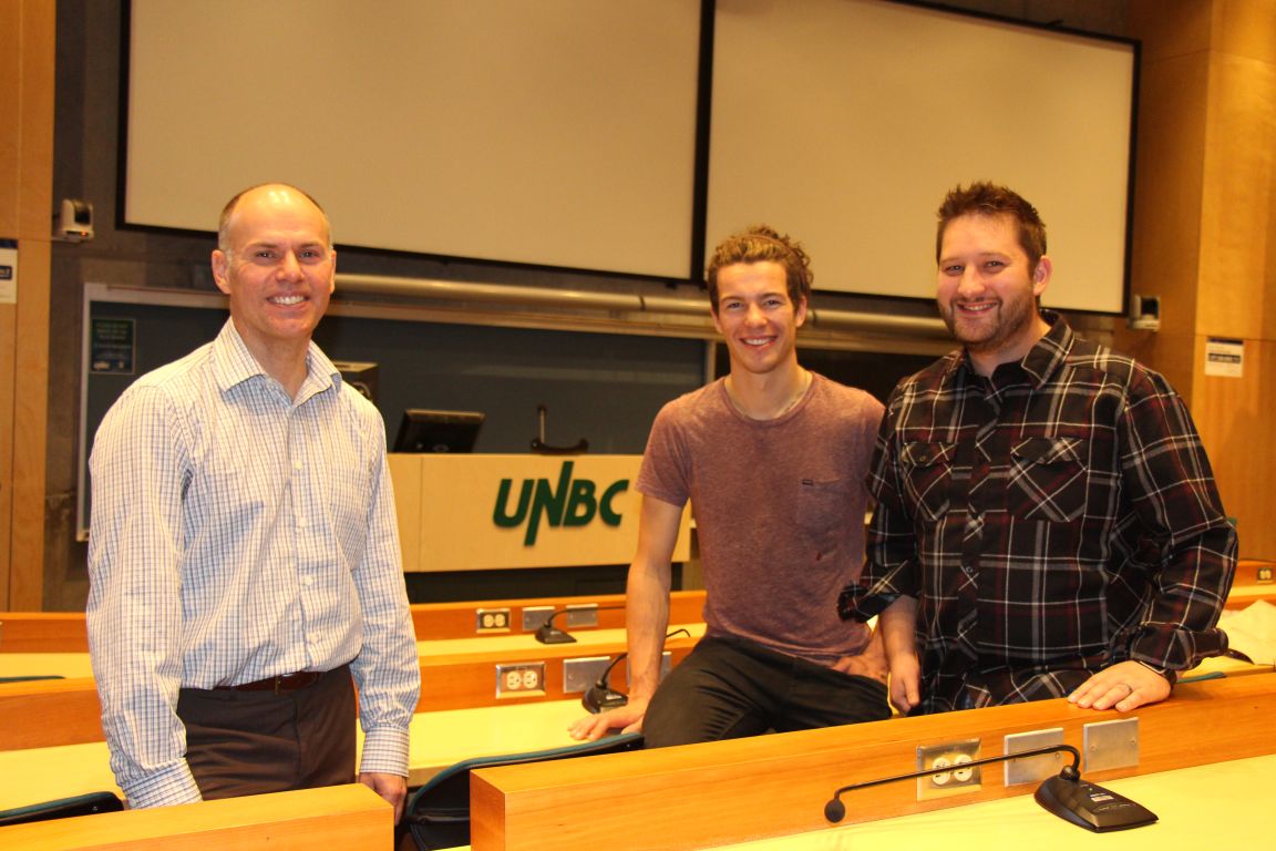 Dr Dave Nelson with NMP students