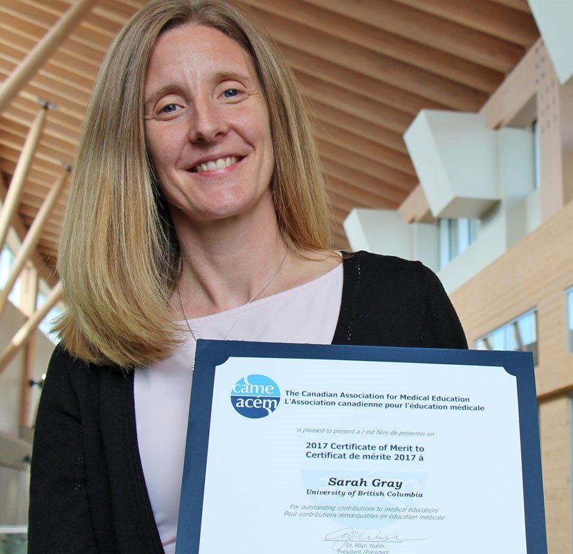 Sarah Gray, CAME award