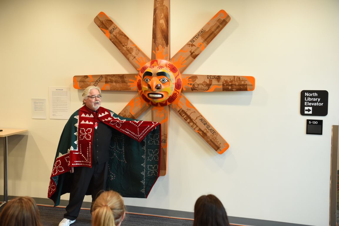 Simon James presents the artwork Reconciling Light 