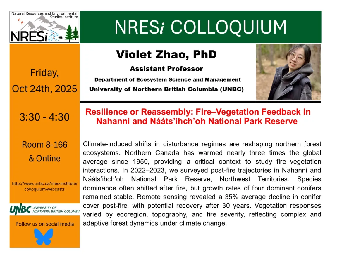 Violet Zhao Lecture poster