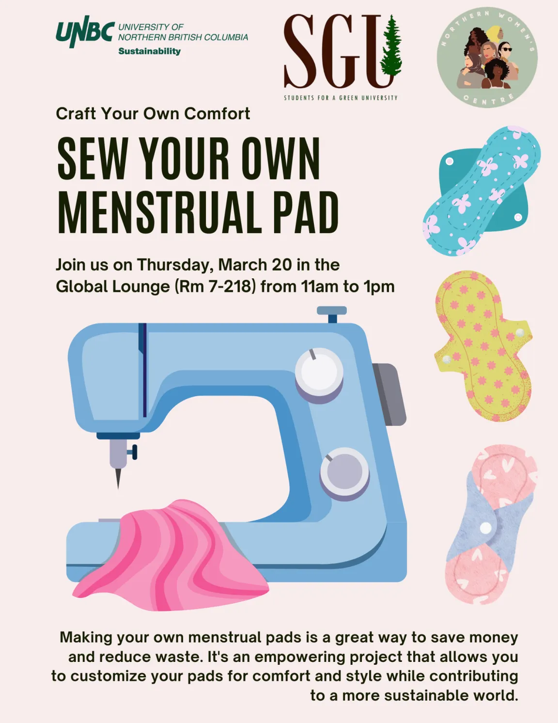 Sew my own menstrual pad