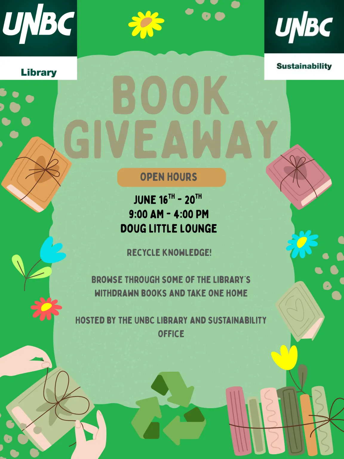 book giveaway poster