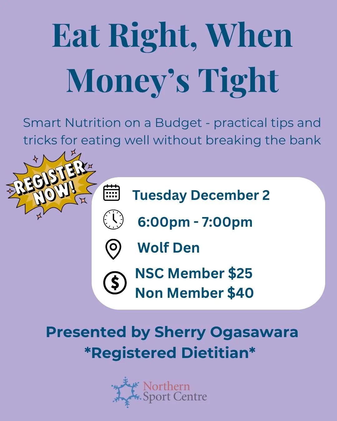 Eat Right, When Money's Tight