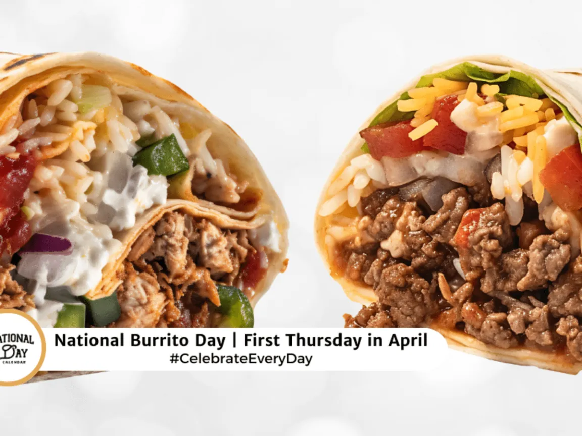 Burrito with various fillings
