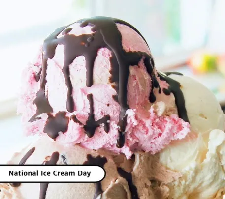 A picture of ice cream with toppings