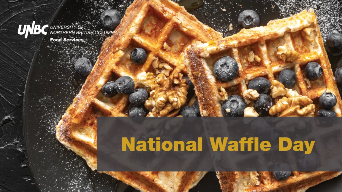 Waffles with various toppings