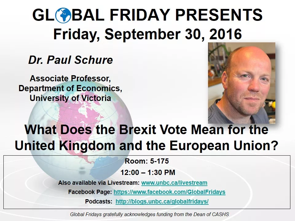 Global Friday Poster - September 30, 2016