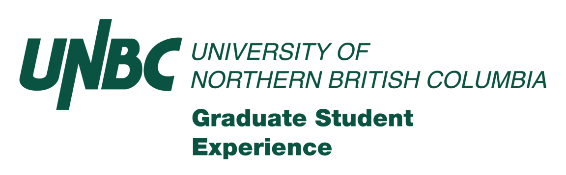 UNBC Graduate Student Experience sublogo