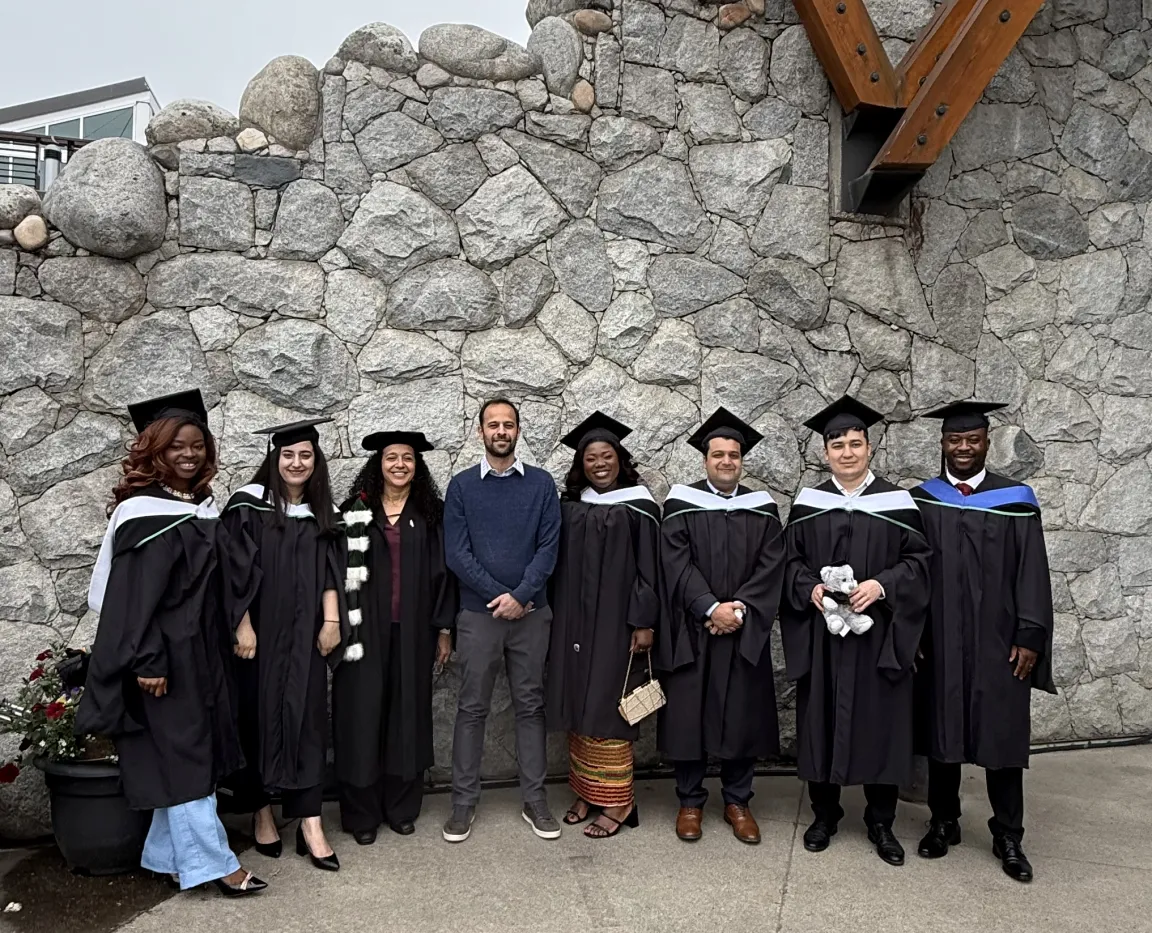 Graduating MA DE students 2025