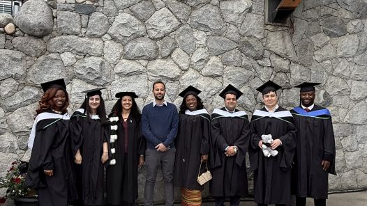 Graduating MA DE students 2025