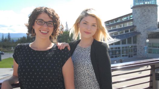 Roxanne Umpherville and Mia Pupic 