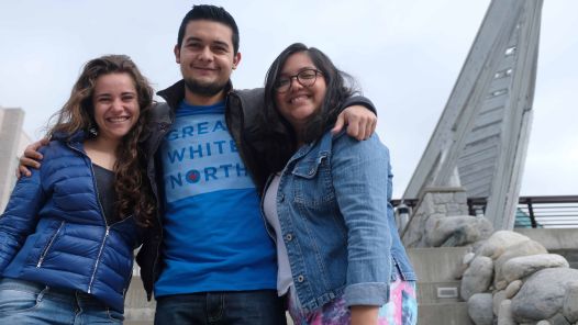 Estrella Uldapilleta, Marco Perez and Cintia Luna
