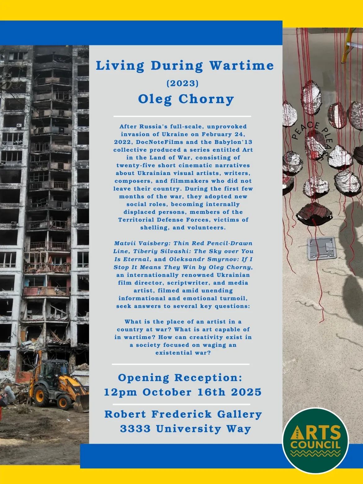 Poster for event