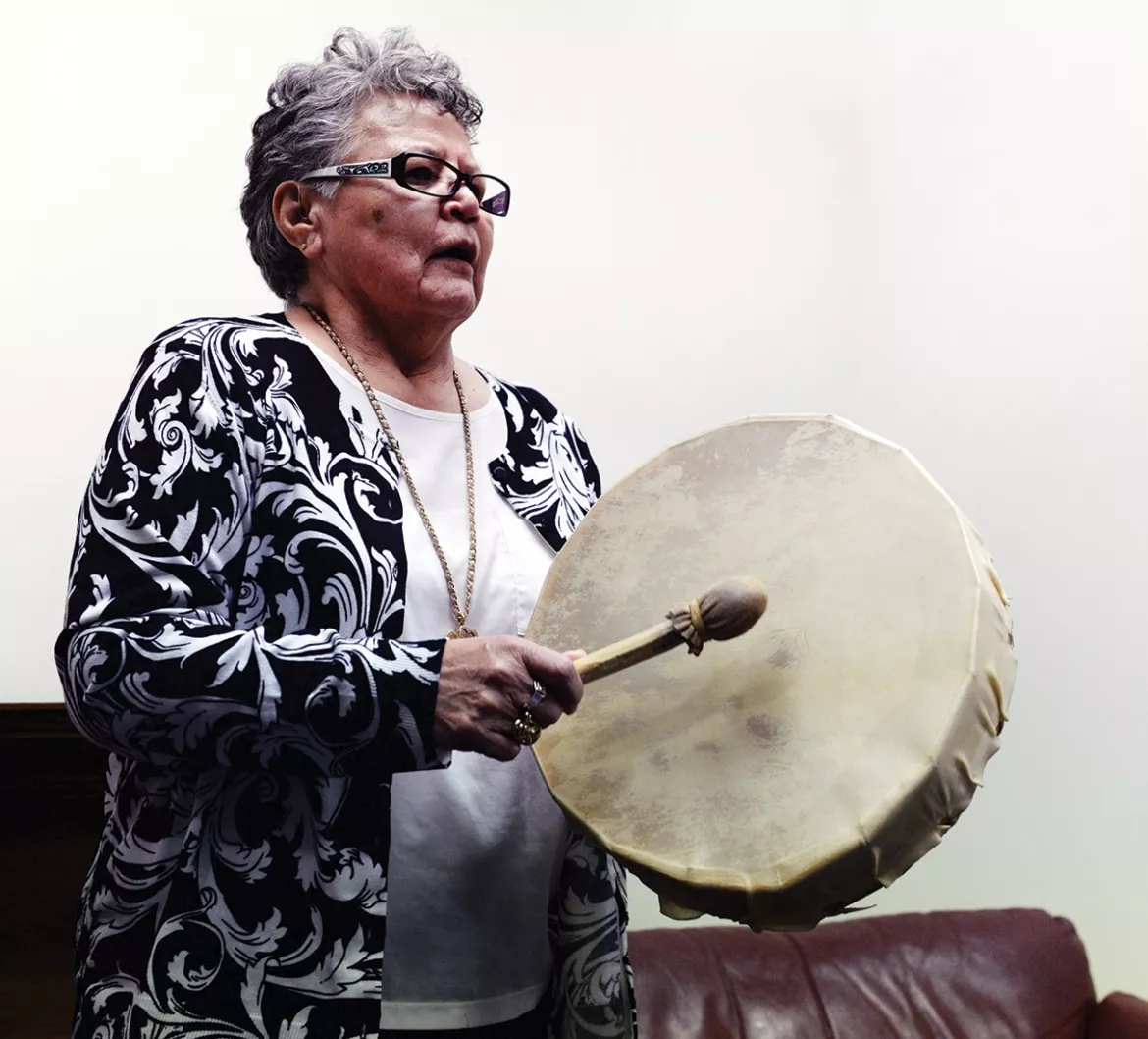 UNBC Elder in Residence Drumming UNBC Elder in Residence Drumming