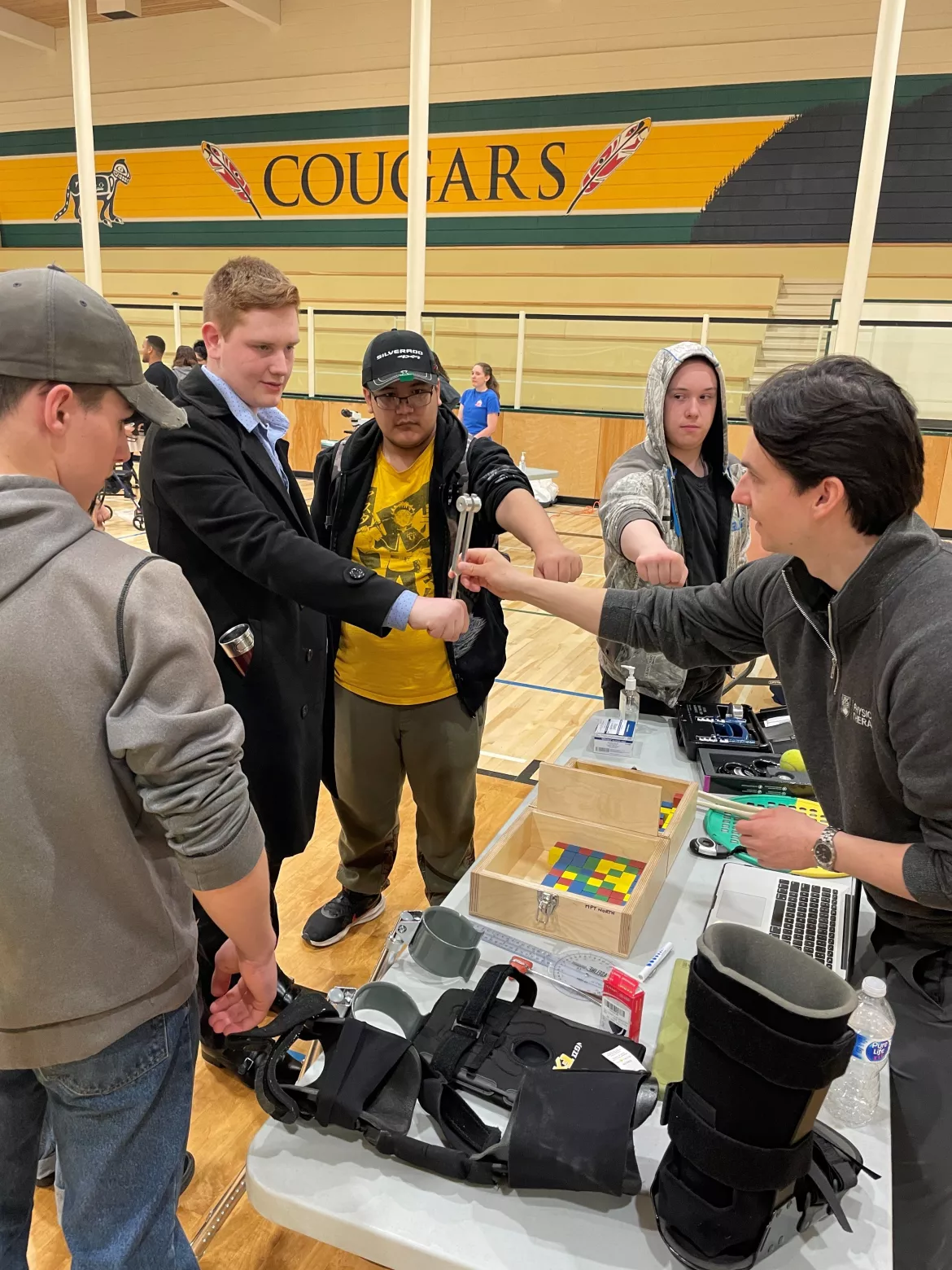 Physical Therapy demo in Fraser Lake