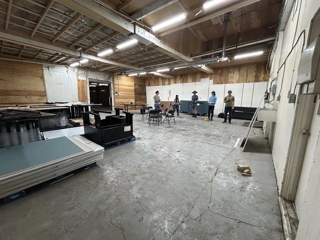 Making space, Day 1 in the makerspace location