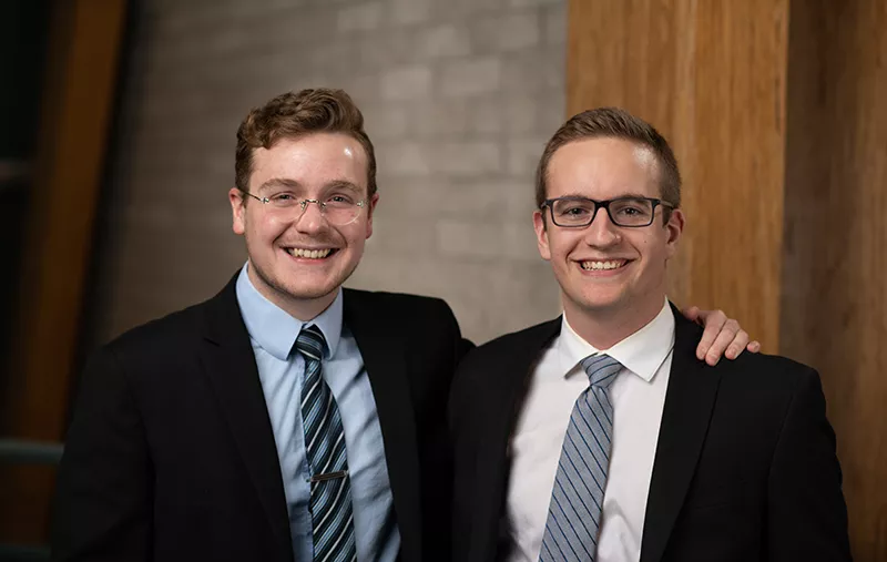 JDC West Co-Captains from left: Adam Barlow and Ben Walls JDC West Co-Captains from left: Adam Barlow and Ben Walls