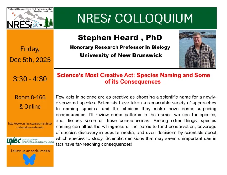 Stephen Heard Lecture