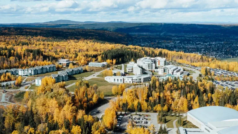 Campus Aerial View Fall