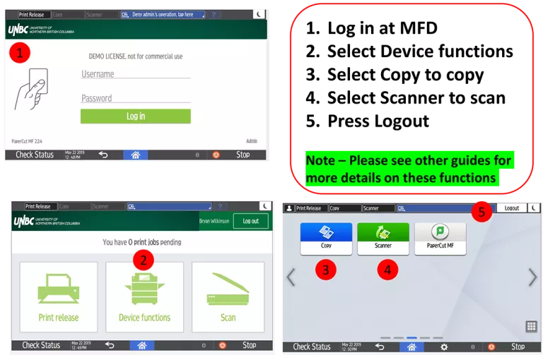 Copy and Scan Quick Guide