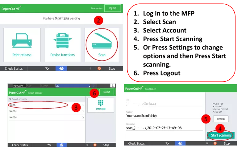 PaperCut Scan Quick Start Guide 
