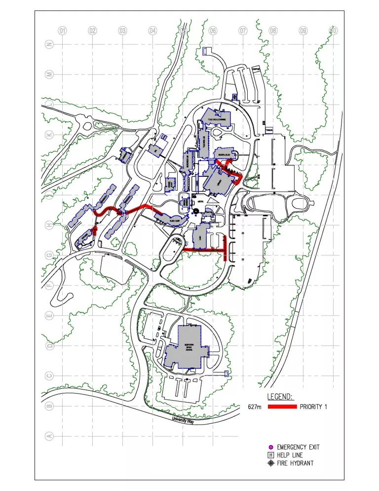 Priority 1 Snow & Ice Removal Route