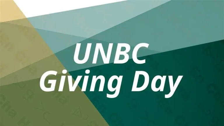 UNBC Giving Day Graphic