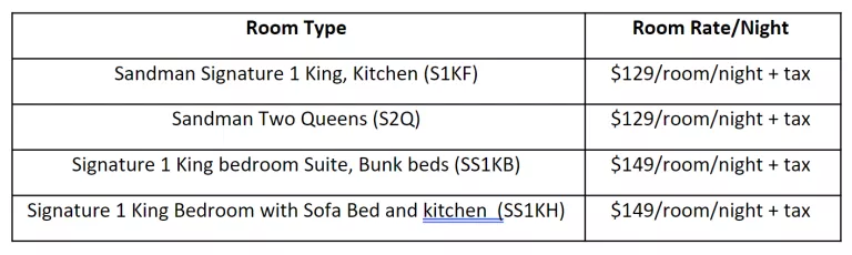 room rates