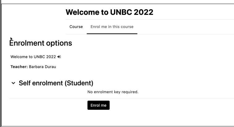 Information to self enroll in online orientation modules