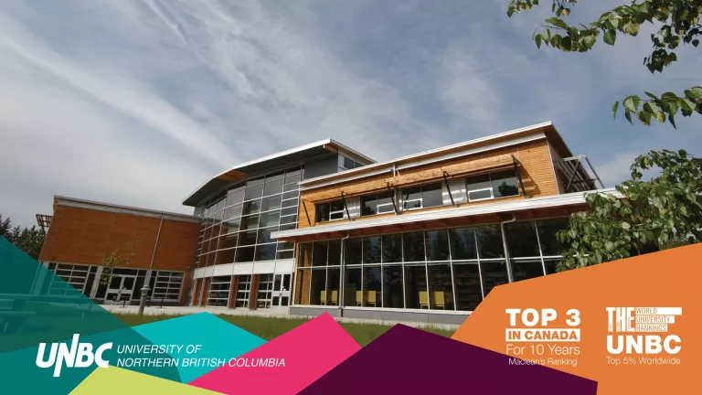 Exterior of UNBC South-Central campus