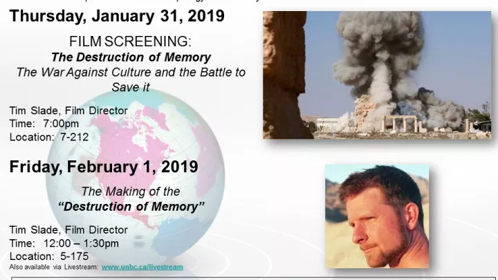 Global Friday Poster - February 1, 2020