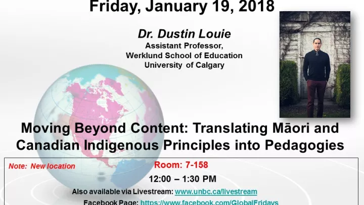 Global Friday Poster - January 19, 2018