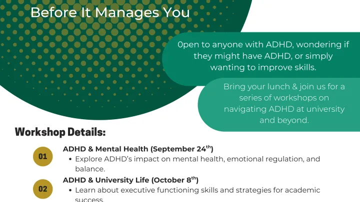 Manage ADHD Before It Manages You!
