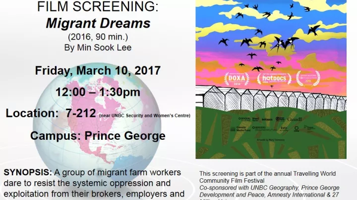 Global Friday Poster - March 10, 2017