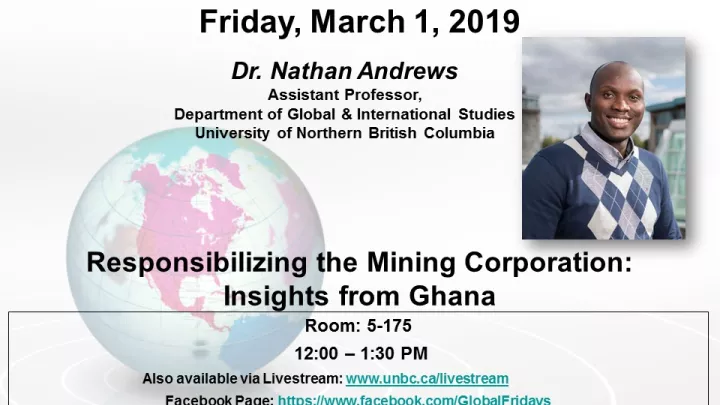 Global Friday Poster - March 1, 2019