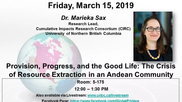 Global Friday Poster - March 15, 2019