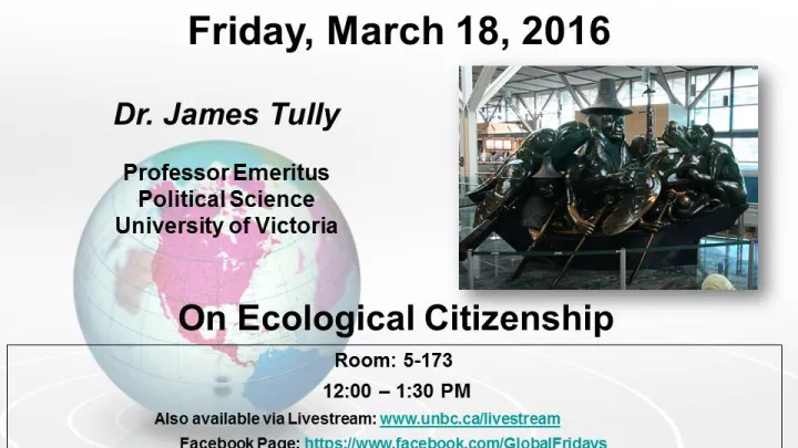 Global Friday Poster - March 18, 2016