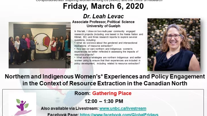 Global Friday Poster - March 6, 2020